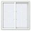 JELD-WEN 35.5 in. x 35.5 in. V-4500 Series White Vinyl Right-Handed ...