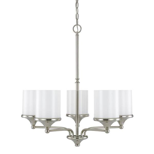 Austin Allen Austin Allen & Co. 5-Light Polished Nickel Chandelier