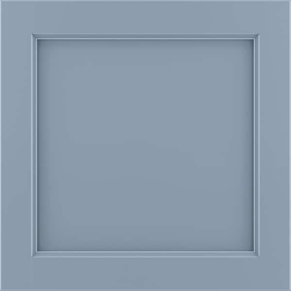 American Woodmark Adelaide 11 9/16-in. W x 3/4-in. D x 11 1/2-in. H in Painted Mist Cabinet Door Sample