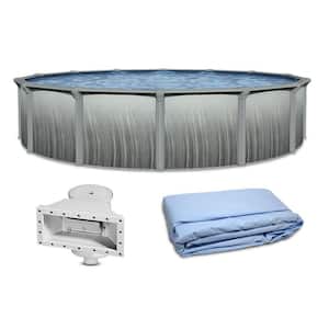 Martinique 18 ft. Round 52 in. Deep Above Ground Pool with 7 in. Top Seats Pool and Liner Only