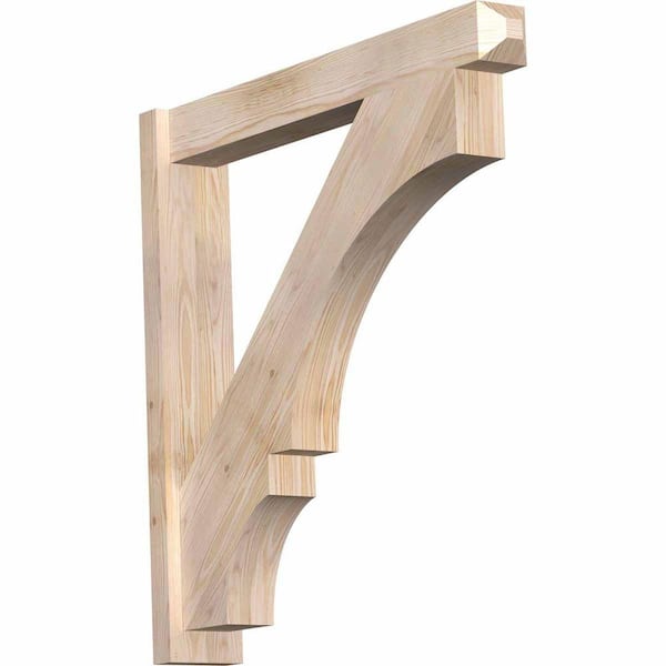 Ekena Millwork 6 in. x 36 in. x 36 in. Balboa Craftsman Smooth Douglas Fir Outlooker