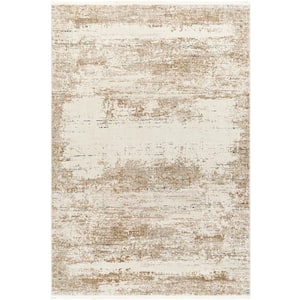 Perugia Cream/Camel 7 ft. x 9 ft. Abstract Indoor Area Rug