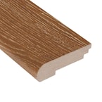 Wire Brushed Heritage Oak 3/8 in. Thick x 3-3/8 in. Wide x 78 in. Length Stair Nose Molding
