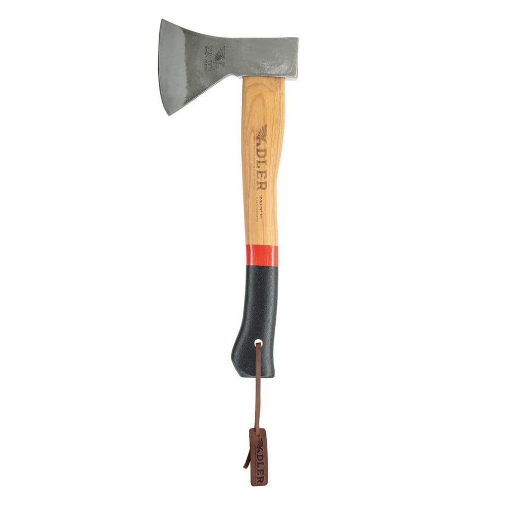 14 in. Hickory Handle Rheinland Hatchet Red