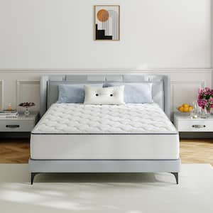 Twin Size Medium Comfort Level Hybrid Mattress 8 in. Cooling and Skin-Friendly Mattress