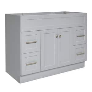 Hamlet 42 in. W x 21.5 in. D x 34.5 in. H Freestanding Bath Vanity Cabinet Only in Grey