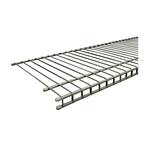SuperSlide 72 in. W x 12 in. D Nickel Ventilated Wire Shelf