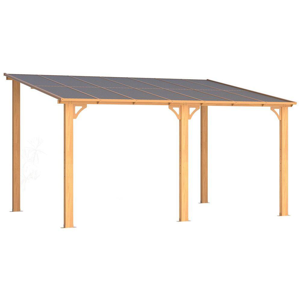 14 ft. x 10 ft. Wood Grain Aluminum Patio Cover price history on PriceWatchPro