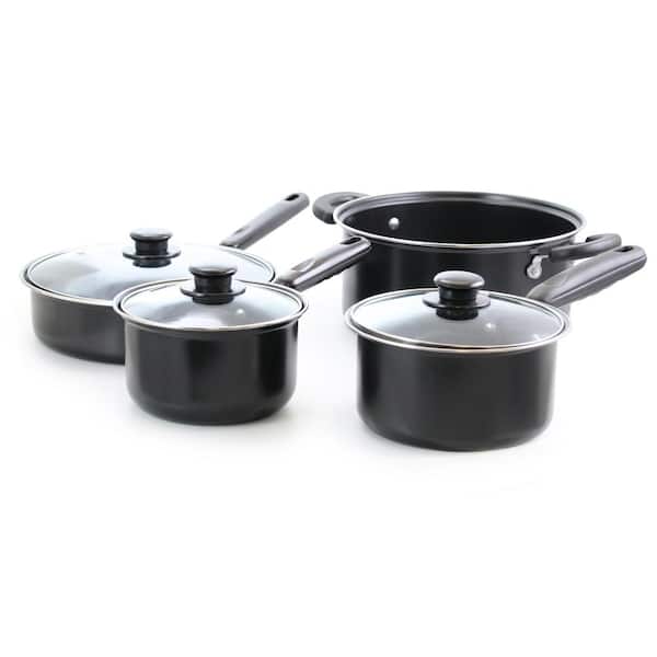 Gibson Casselman 7 - Piece Non-Stick Carbon Steel Cookware Set & Reviews