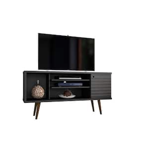 Liberty 53 in. Black Composite TV Stand Fits TVs Up to 50 in. with Storage Doors
