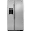 GE 21.9 cu. ft. Side by Side Refrigerator in Stainless Steel, Counter ...