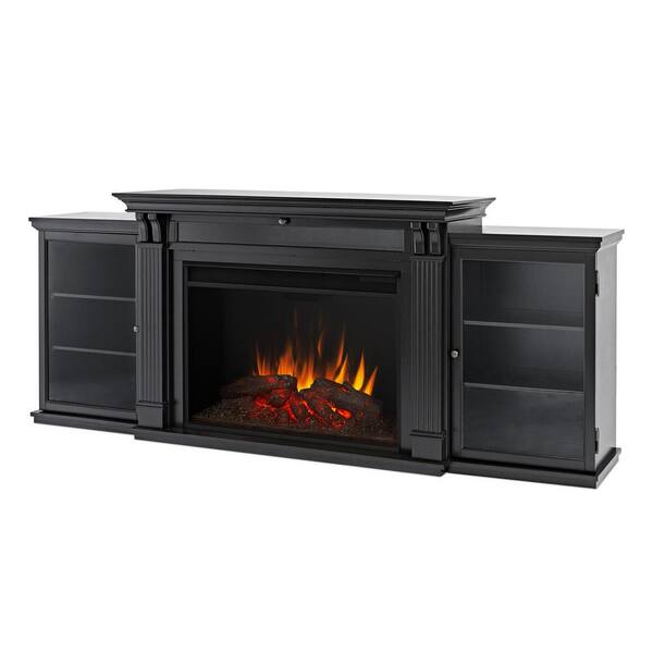 Real Flame Tracey Grand 84 In Electric, Home Depot Fireplaces Tv Stand