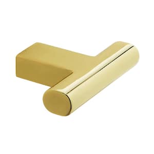Vail 2 in. Polished Gold Cabinet Knob