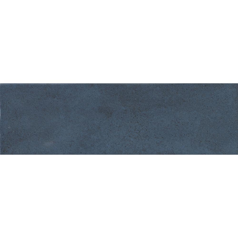 Azul Glossy Blue Porcelain Wall Tile 3 in. x 8 in.