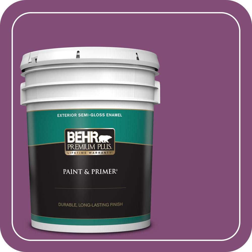 5 gal. #T15-12 Graphic Grape Semi-Gloss Enamel Exterior Paint & Primer price history on PriceWatchPro