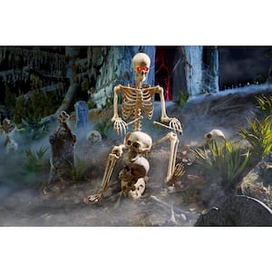 5 ft. LED Pose-N-Stay Skeleton