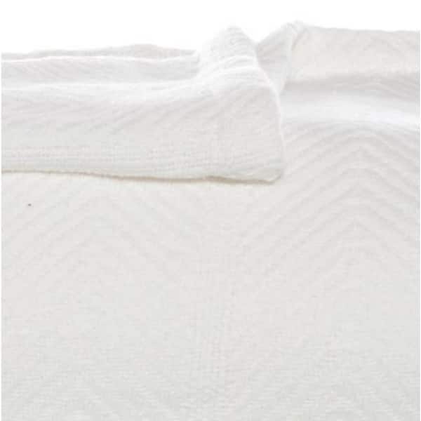 Solid Cotton Woven Blanket