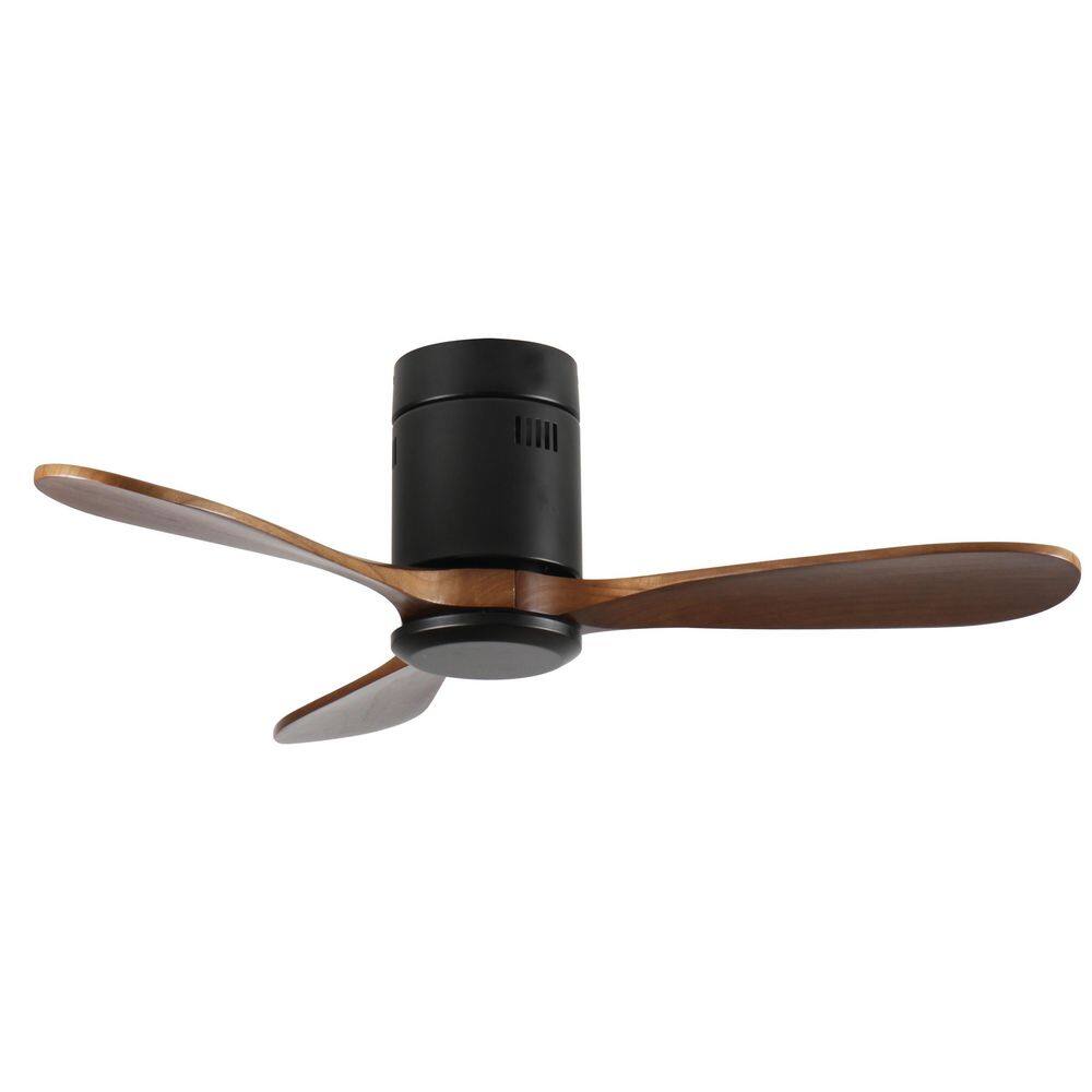 42 in. Flush Mount Ceiling Fan Without Light, Solid Wood Blades, Quiet Reversible DC Motor and Remote Control price history on PriceWatchPro
