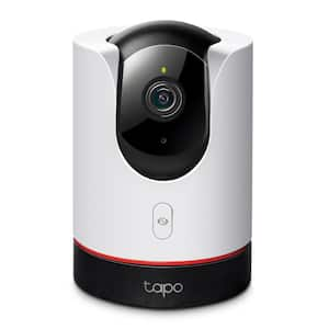 Tapo 2K QHD Wi-Fi Pan/Tilt Plug-In Home Security Camera, Privacy Control, Smart AI Motion Tracking, Color Night Vision