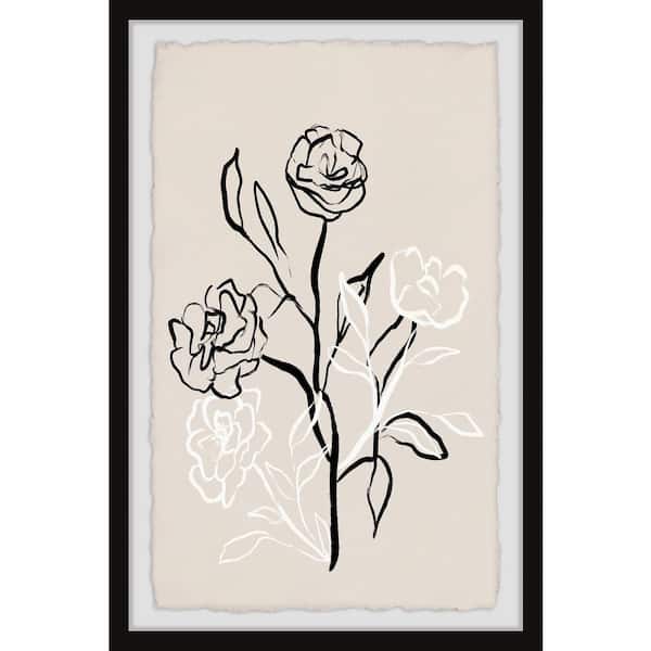 Unbranded Faint Shadows by Marmont Hill Framed Nature Art Print 12 in. H x 8 in. W