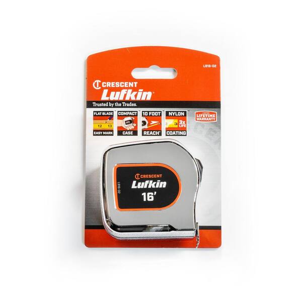 Lufkin chrome clad 2024 tape measure