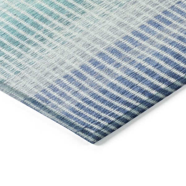 Chantille Machine Washable Indoor/Outdoor Abstract ACN2313 Blue 2 ft. x 3 ft. Accent Rug