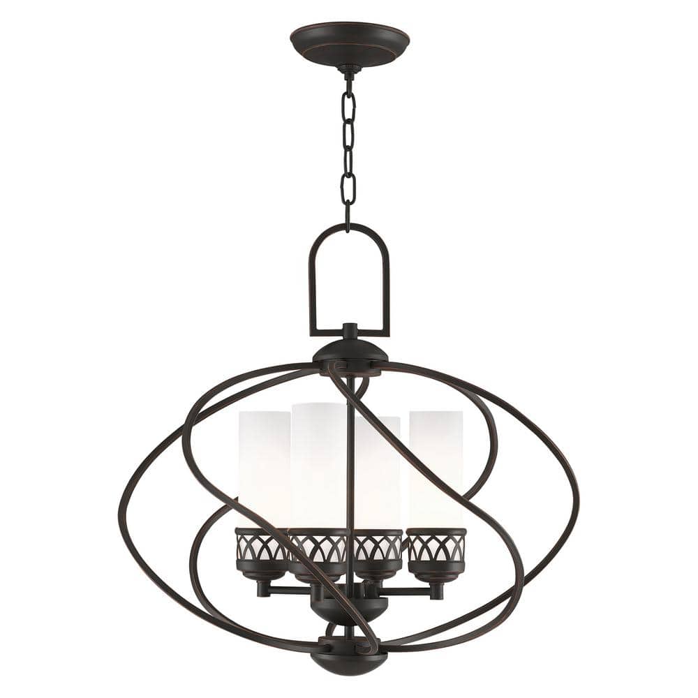 Creswell-4 Light Olde Bronze Chandelier price history on PriceWatchPro