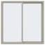 JELD-WEN 59.5 in. x 59.5 in. V-4500 Series Desert Sand Vinyl Left ...