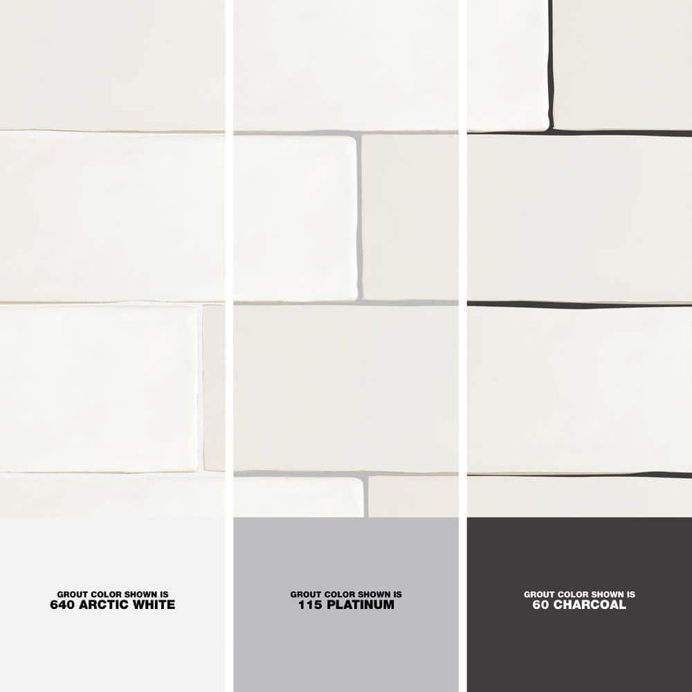 Marina White 3x12 Ceramic Subway Wall Tile