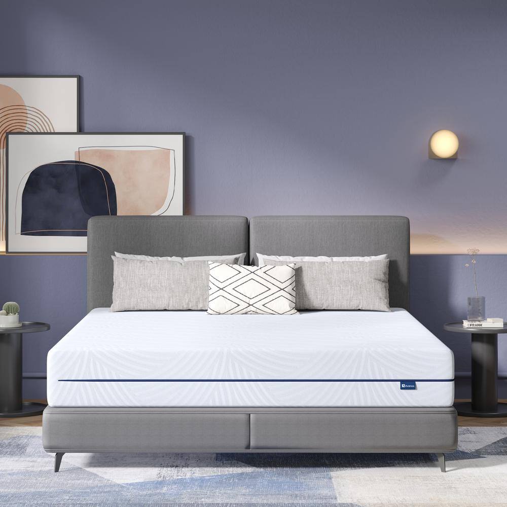 Comfortable King Medium 12 in. Gel Memory Foam Mattress, Double-sided Available price history on PriceWatchPro