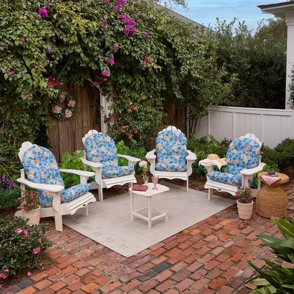 ARDEN Plush Modern Tufted Polyfill Adirondack Cushion 2-Pack 20 x