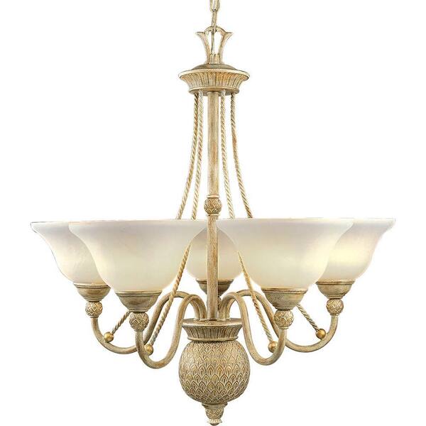 Progress Lighting Savannah Collection 5-Light Seabrook Chandelier