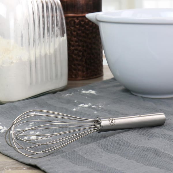 Cook Pro 2-Piece Stainless Steel Whisk 8 in. Plus 10 in. W/Gold Handle