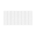 3 ft. x 6 ft. Boardwalk White Polypropylene Decorative Screen Panel