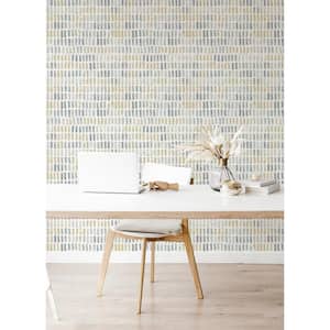 Brynne Yellow Watercolor Strippable Non Woven Wallpaper