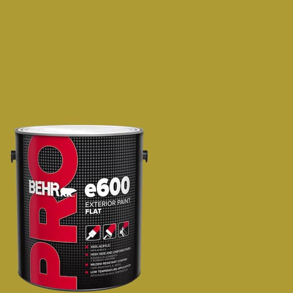 BEHR PRO 1 gal. #P330-7 Luscious Lime Flat Exterior Paint
