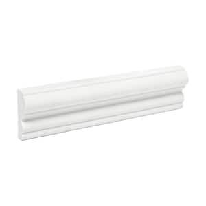 1-5/8 in. x 1/2 in. x 6 in. Long Plain Recycled Polystyrene Panel Moulding Sample