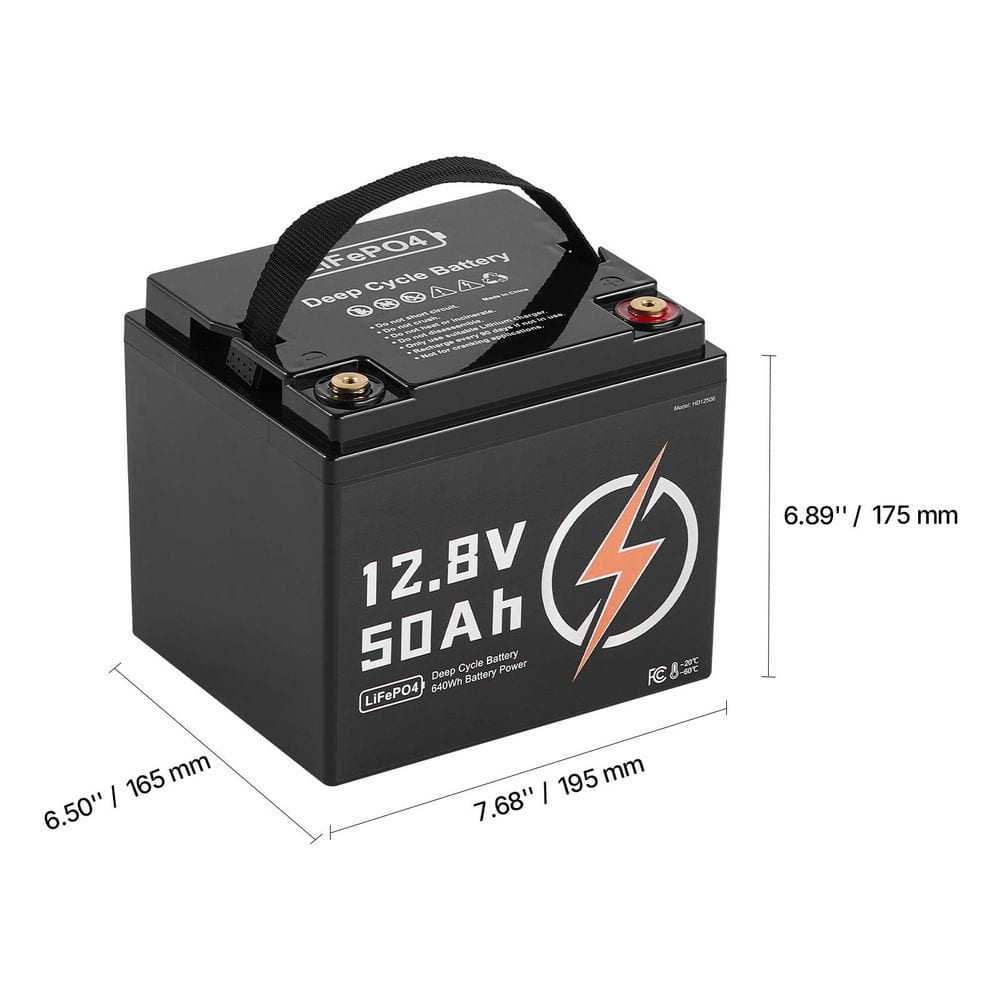 12V 50Ah LiFePO4 Battery Deep Cycle Lithium Iron Phosphate Battery for Solar Off-Grid Home Energy Storage price history on PriceWatchPro