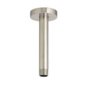 Ceiling Mount 6 in. Shower Arm and Escutcheon, Brushed Nickel