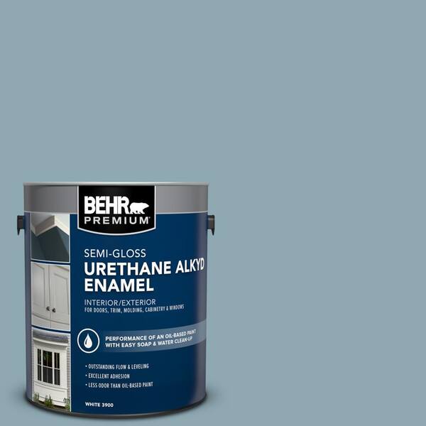 NEW Semi-Gloss 1 & 5 GAL. White Urethane Alkyd Enamel Interior/Exterior  Paint
