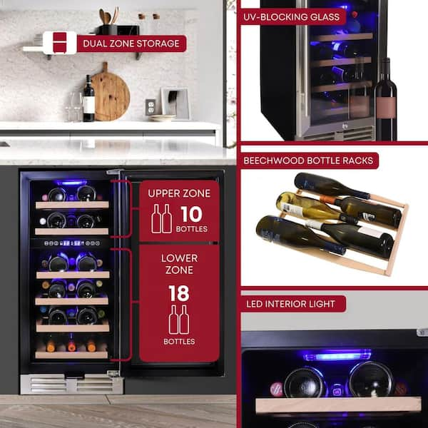 Wine Fridge Koolatron Digital Refrigerator With added popular Kids Keyed safety lock BLA