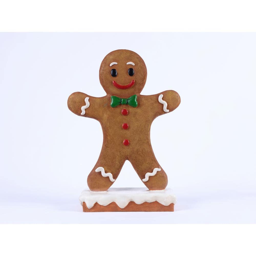 GINGERR様 HI-LINE GIFT LTD. Gingerbread Boy Garden Statue 85180-A