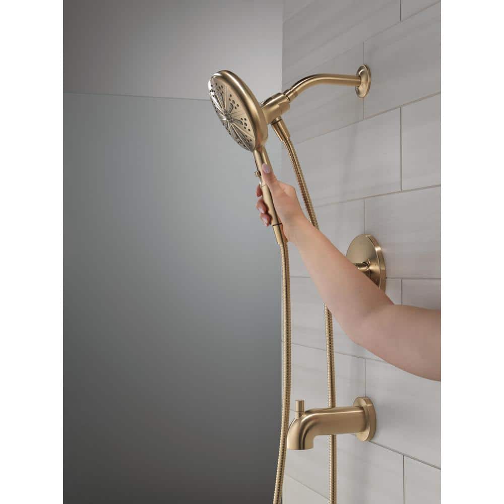 Champagne Bronze Multi-Head Wall Mounted Handheld Shower
