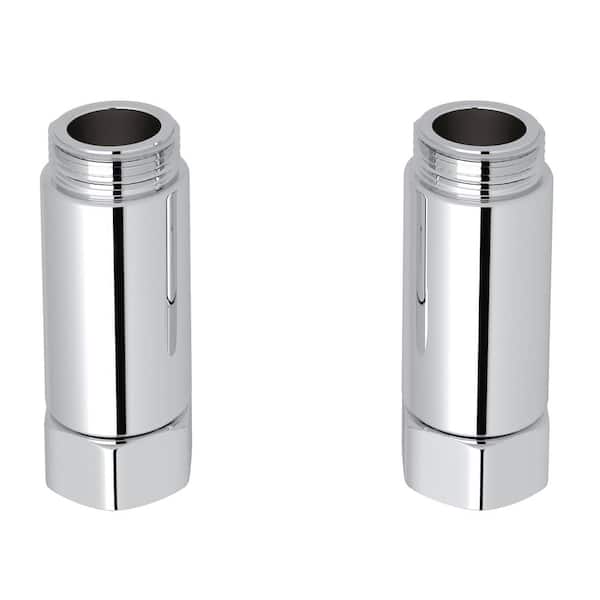 Bath and Kitchen 0.5 in. x 0.5 in. Metal Female Pipe Thread in Polished Chrome