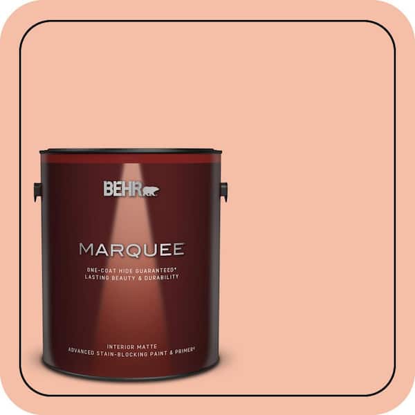BEHR MARQUEE 1 gal. Home Decorators Collection #HDC-SP14-4 Heirloom Apricot Matte Interior Paint & Primer