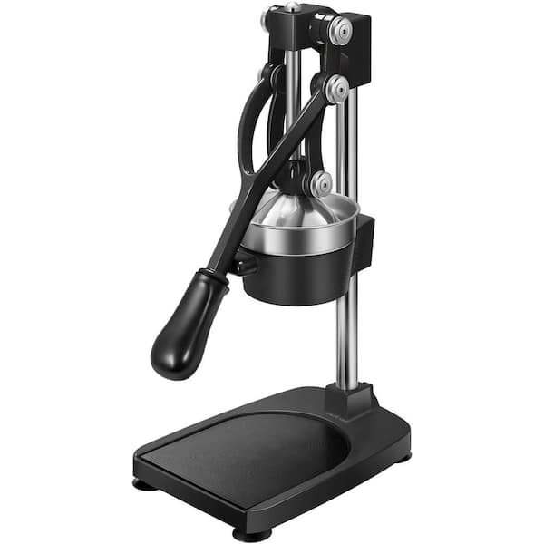 Stainless Steel Black Manual Hand Press Orange Juicer Machine