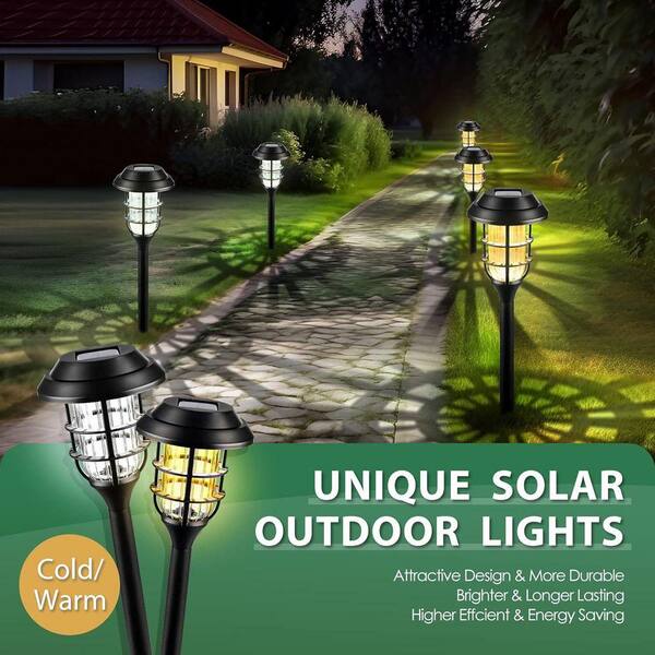 Solar Powered Pathway Lights Outdoor, Solar Powered Landscape