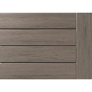 Composite Reserve 5/4 in. x 6 in. x 1 ft. Grooved Driftwood Composite Sample (Actual: 0.94 in. x 5.36 in. x 1 ft)