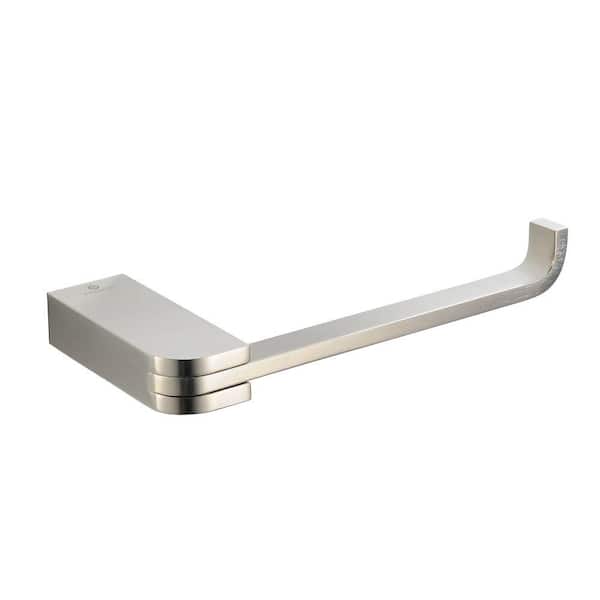 Fresca Solido Single Post Toilet Paper Holder in Brushed Nickel