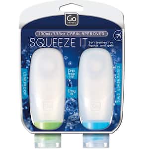 Clear Squeezy Cosmetic Bottles